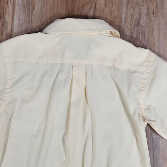 🧡FREE w/Purchase Cherokee Yellow Buttoned Long Sleeve Shirt Medium - Picture 4 of 11